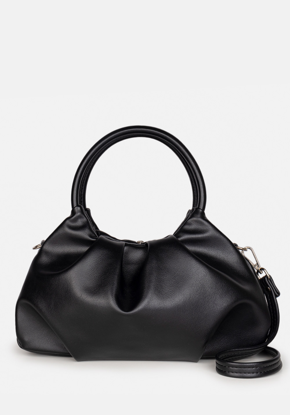 Женская сумка L-craft модель №1556 | кожзам | гладкий | цвет черный | Р924-1 | арт. 32668 - купить от производителя оптом и в розницу